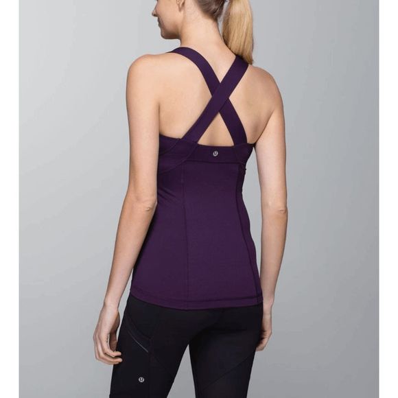 Lululemon Athletica NWT Push Ur Limits Tank Purple Size 12, MSRP $58 - Picture 10 of 10